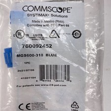 CommScope - Systimax - Lucent - 760092452 - MGS600-318 - Cat6a - Jack - Blue picture