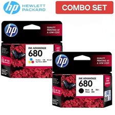 HP 680 Ink Cartridge Combo (Black + Tri-Colour) DeskJet Ink Advantage Printer picture