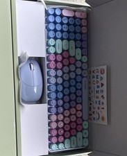 UBOTIE Keyboard Boxed Rainbow Design picture