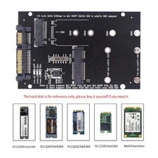 Tishric M.2 Ngff Msata SSD Sata 3.0 2.5 Adapter M2 PCI - M2 to sata Blue picture