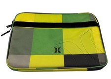 Hurley Logo Flourencent Color Blocked Soft Fuller Zip Computer Tablet Sleeve New picture