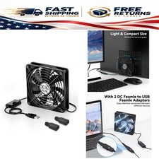 ELUTENG 120mm USB Computer Fan, 5V PC Cooling Fan with 3 Adjustable Speeds picture