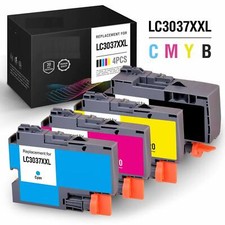 4Pcs LC3037 Ink Cartridge for Brother MFC-J5845DW MFC-J5945DW MFC-J6545DW w/chip picture
