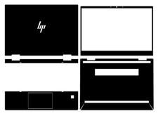 Carbon fiber Vinyl Laptop Sticker Skin Decal Cover for HP Elitebook X360 830 G7 picture
