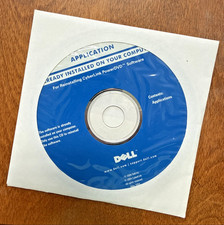 OEM Dell CyberLink PowerDVD 5.3 Reinstallation Software Disc CD New Sealed 2004 picture