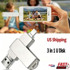 USB 3.0 Flash Drive 2TB Type C Memory Photo Stick for iPhone Android iPad NEW picture