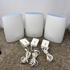 NETGEAR Orbi RBR50 Tri-Band WiFi Router LOT OF 3 Tested picture