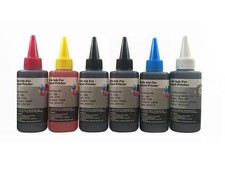 6 Bulk refill ink for HP inkjet printer 6 colors 6x100ml BK/PhB/C/M/Y/Grey picture