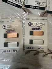Centon DataStick PROx2 256GB USB 3.2 Flash Drive 2-Pack PC/Mac Removable picture