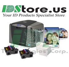 FARGO DTC1250e Single Side ID Card Printer Bundle with HID Asure ID V. 7 Express picture
