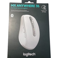 Logitech MX ANYWHERE 3S Wireless Bluetooth Mouse Pale Gray Mac Windows Linux NEW picture