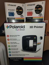 Polaroid PlaySmart 3D Printer (PL100100) + Blue & Red Filaments -  picture