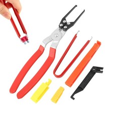 6PCS Relay Fuse Puller Pliers Set Automotive Tool Insulated Grip picture