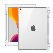 Clear Case with Pencil Holder for iPad 7th 8th 9th Gen 10.2
