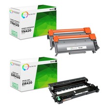 3Pk TCT Compatible TN420 For Brother HL 2240 2270dw MFC7360 Toner & Drum Set picture
