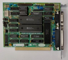 Kouwell KW-524E Multi-I/O 8-bit ISA Controller (Serial, Parallel, 1989) picture