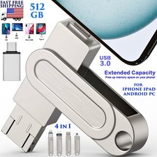 512GB PHOTO STICK FOR PHONE FLASH DRIVE MEMORY STICK STORAGE FOR PHOTOS VIDEOS picture