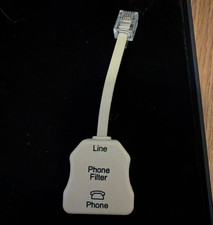 Suttle DSL Phone Line Filter RJ-11 to RJ-11 Flat Cable Beige 900LC4-S0BS picture