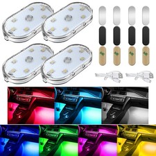 8PCS Car LED Lights for Car Interior,Magnetic USB Wireless LED Lights picture
