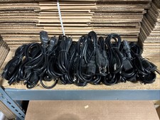 Lot of 25 Computer PC Monitor 3 Prong Power 4FT Cord Cable IEC320 18AWG COMPUTER picture