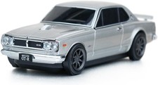 Official Nissan Licensed Skyline 2000GT-R Bluetooth Mouse Click Car Silver Japan picture