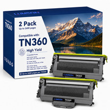 TN360 2Pack Toner Cartridge High Yield ForTN-330 MFC-7340 7840W HL-2140 DCP-7040 picture