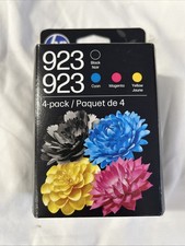 HP 923 CMYK Original Ink Cartridge 4-Pack, ~500 pages K, ~400 pages C/M/Y, picture
