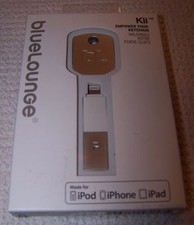Bluelounge Kii - Lightning/USB Keychain Charger, WHITE (KI-WH-L) ~ NWT $40 picture