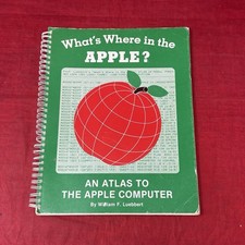 What's Where in the APPLE? An Atlas To The Apple Computer VTG 1981 book Luebbert picture