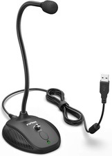 Fifine USB Computer Microphone, Plug &Play Desktop Condenser PC Laptop Mic,Mute picture