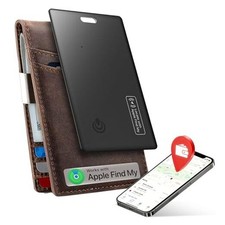[Apple MFi Certified] (iOS Only) Wallet Tracker Card,Air-Tag Wallet Black picture