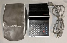 Sharp PC-1001 Vintage 1973 4-Bit Digital Microprocessor Desktop Calculator EUC picture