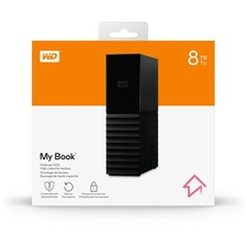 Western Digital - 8TB External Hard Drive, My Book HDD - WDBBGB0080HBK-NEWM picture