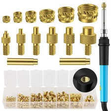 Brass Threaded Heat Set Inserts Assortment Kit For 3D Printer Parts M2 To M8 picture