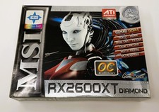 MSI Radeon RX2600XT Diamond Plus 512MB DDR4 PCI-E Vintage Gaming Video Card Box picture