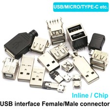 MINI-USB-USB Female/Male-type-c Interface Square Port MICRO-Socket A Type B- picture