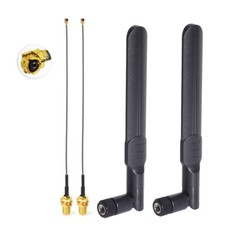 2x Dual Band WiFi Antenna& U.FL to SMA Cable for Intel Fenvi HP DELL Wireless picture