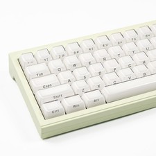 113 PCS White Crystal Jelly Keycaps Translucent OEM Fits 61/68/84/87/98/100 picture