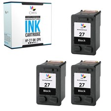 3-Pack Compatible Printer Ink 27 Cartridge for HP OfficeJet 4315 5600 5605 5610 picture