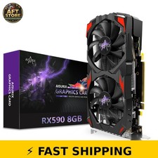 AISURIX RX 590 Graphics Card 8GB GDDR5 Dual Fan HDMI picture