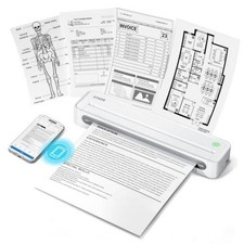 D90E Inkless Portable Thermal Printer for Travel – 8.5