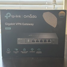 TP-LINK Omada ER605 Gigabit VPN Router, 4-Port Wired Ethernet, Black picture