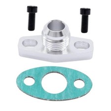 Turbo Oil Return Drain Flange Adapter Kit - Compatible With Garrett GT28 AN10 picture