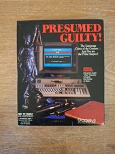 Vintage 1989 Cosmi PRESUMED GUILTY IBM PC Game 5.25