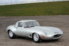 Cars 1961 jaguar e type semi lightweight classic old Desk Mat Stitched picture