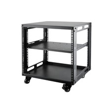 9U Open Frame Server Rack with Wheels Free Standing Network Server Rack for S... picture