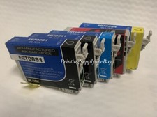 5x 2BK+C/M/Y Ink For Epson 69 T0691 - T0694 Stylus NX115 200 300 400 WF500 WF600 picture
