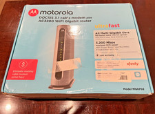 Motorola MG8702 DOCSIS 3.1 Cable Modem Router Combo AC3200 | 4-Port 3.2 Gbps picture