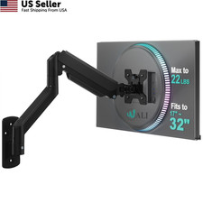 WALI Computer Monitor Wall Mount for 17 to 32 Inch Screens, Up 32