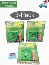 3pack: Ever Green 16dBA Super Quiet 80mm X 25mm 3pin PC Case Cooling Fan EGF-8 picture